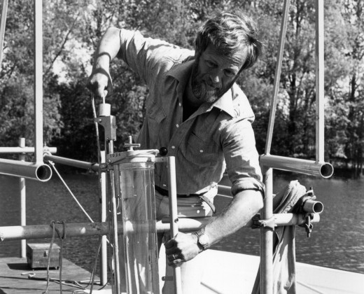 Onderzoek met waterhapper in the eighties